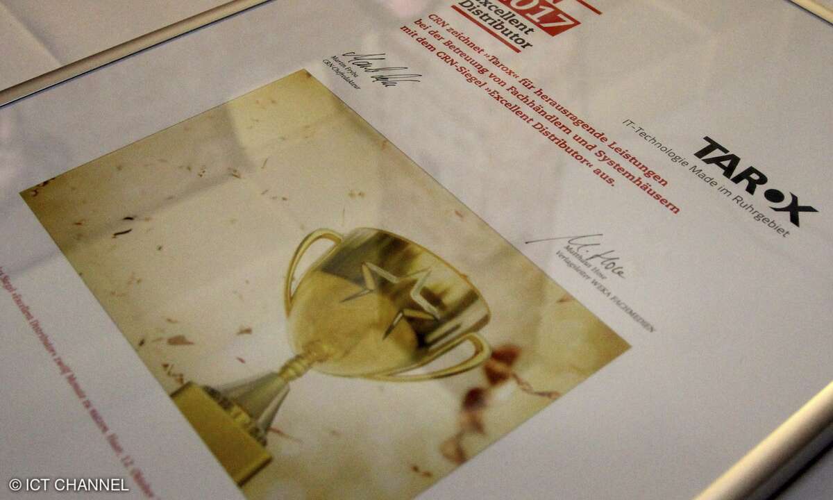 Die begehrten CRN-Awards erhalten nur Hersteller und Distritbutoren, die beste Händlerbewertungen erzielen
