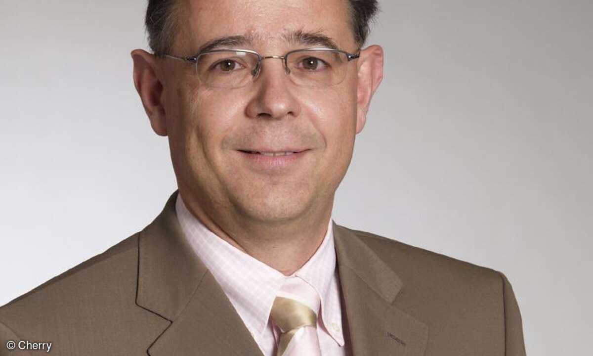 Uwe Schlottmann, Leiter Marketing und Vertrieb Computereingabegeräte bei Cherry