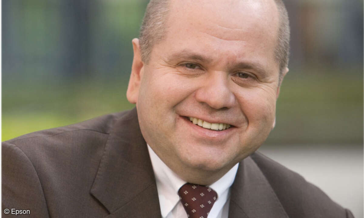 Paul Schmidt, Leiter Vertrieb Businessprodukte DACH bei Epson