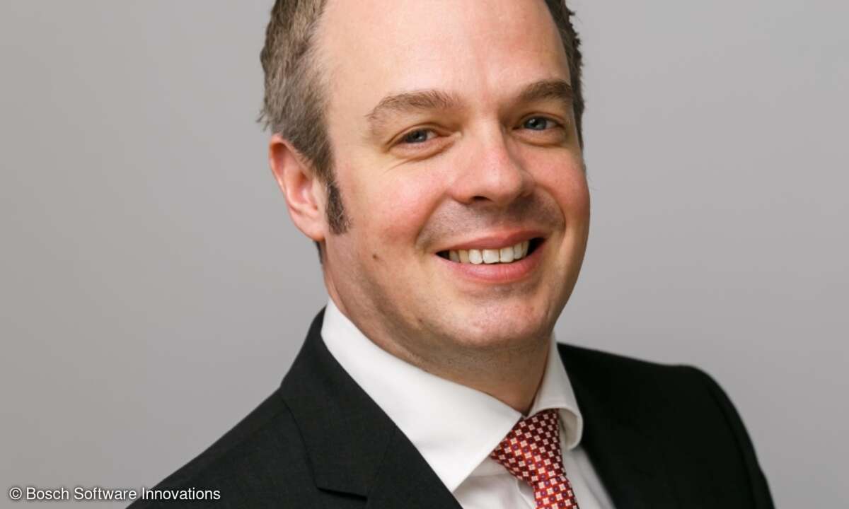 Steffen Schenkluhn, Senior Marketing Manager bei Bosch Software Innovations