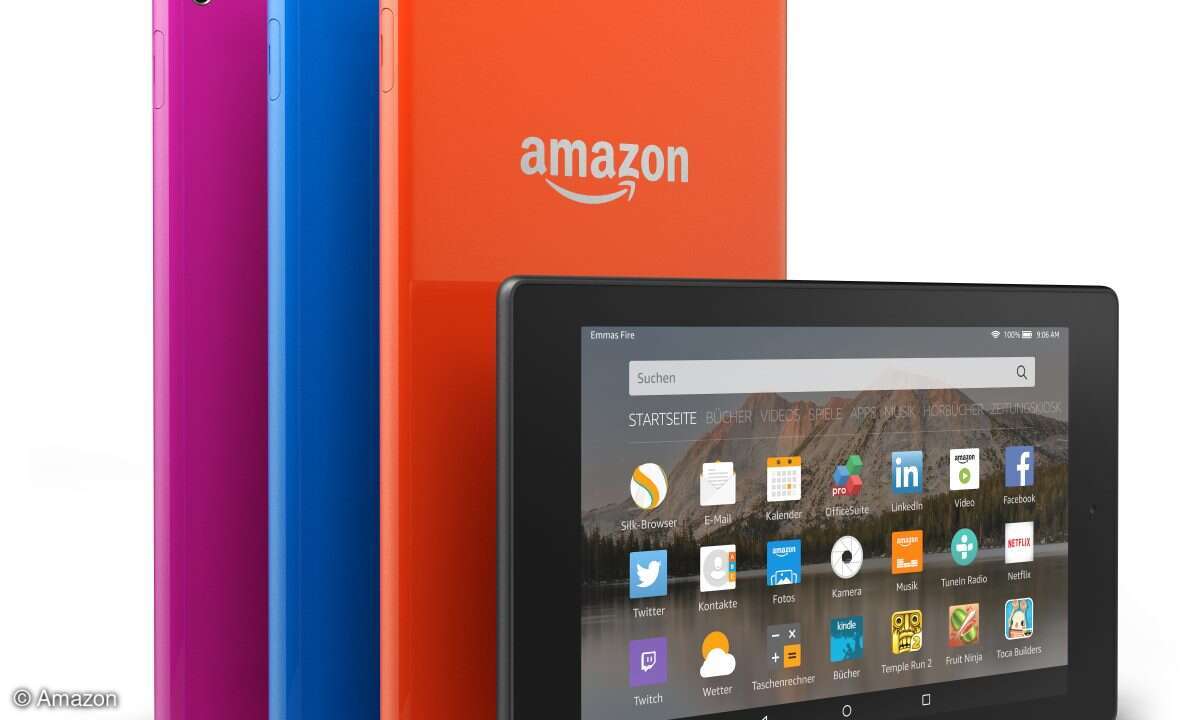 Amazons HD-Tablet »Fire HD 8« ist in vier Farben erhältlich