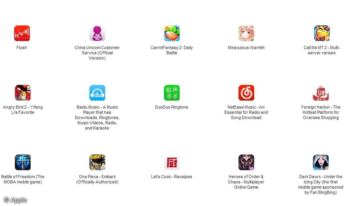 Die 25 infizierten iOS-Apps mit den meisten Nutzern