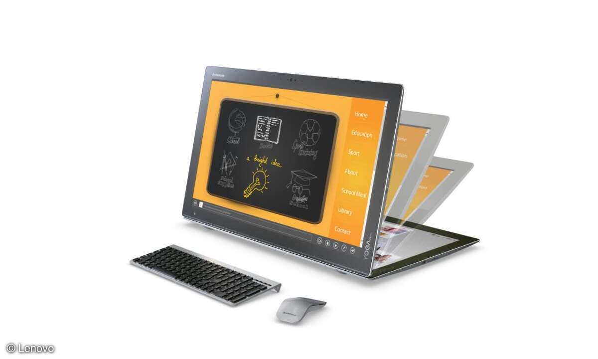 Lenovos neuer »Yoga Home 900« verbindet die Vorteile eines AiO-Desktop-PCs mit denen eines tragbaren Rechners