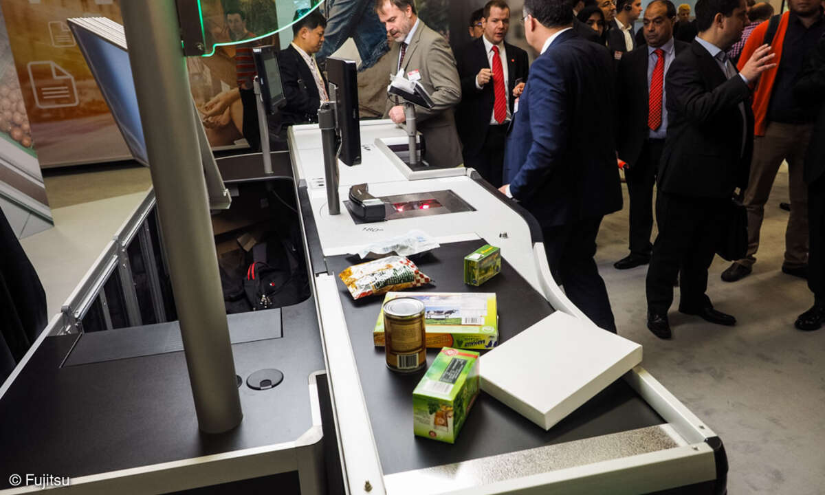 Zahlreiche Branchenlösungen, etwa für dne Einzelhandel, waren auf dem Fujitsu Forum zu sehen