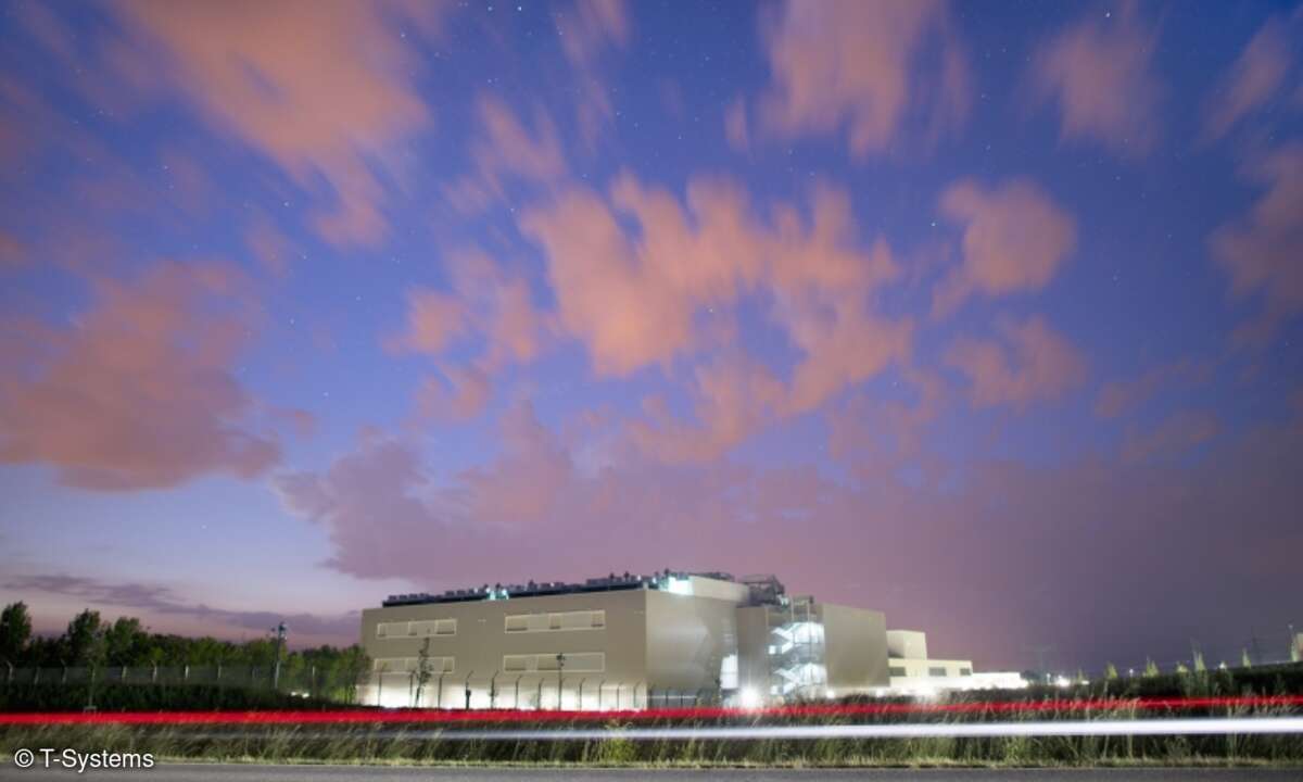 Das Rechenzentrum von T-Systems in Biere bei Magdeburg