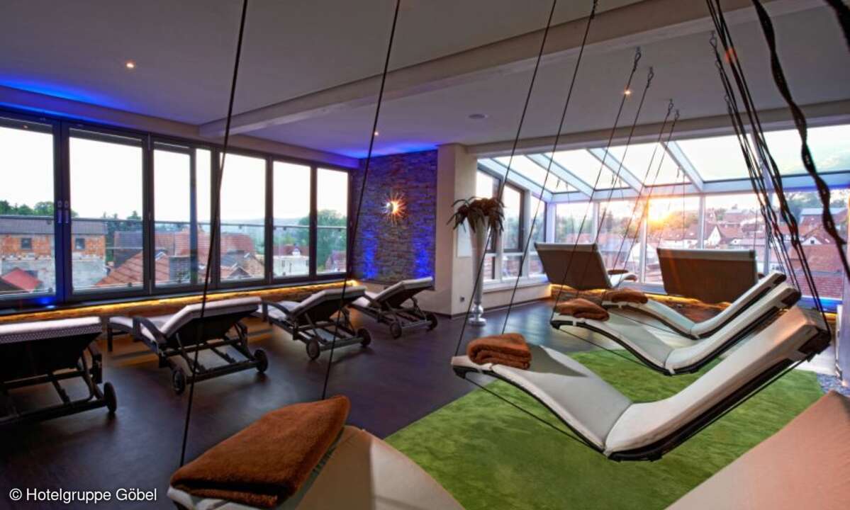 Auch im Wellness-Bereich ist das WLAN verfügbar