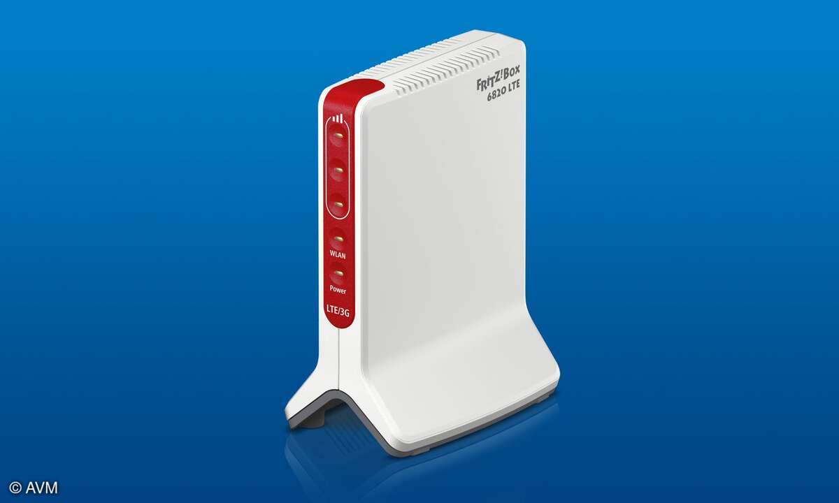Die FRITZ!Box 6820 LTE bietet flexiblen Internetzugang in den LTE-Netzen
