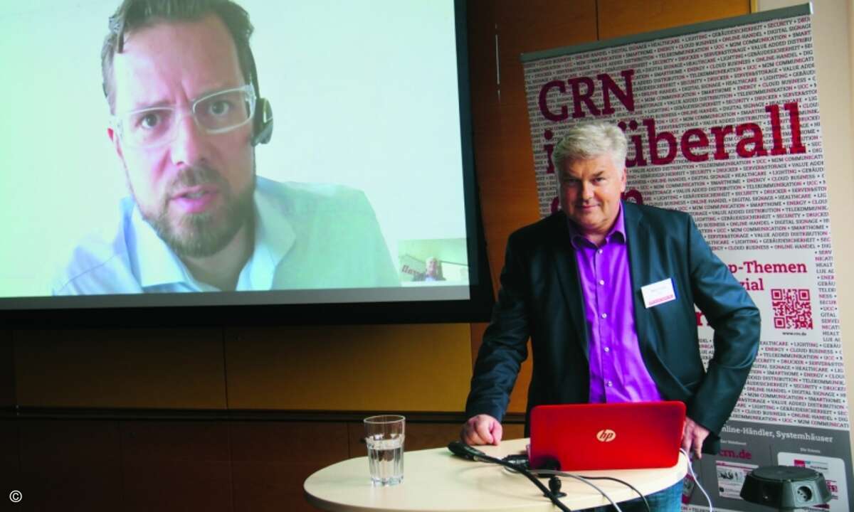 Ralph Friederichs, Inhaber von Cyberdyne im Skype-Interview mit CRN-Chefredakteur Martin Fryba