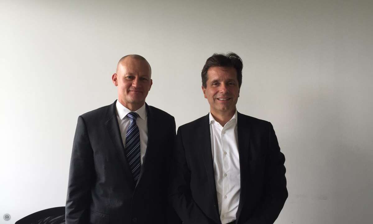 Michael Collins, Vice President, Strategy and Channel bei Dell EMEA und Robert Laurim, Channel Director Dell Deutschland