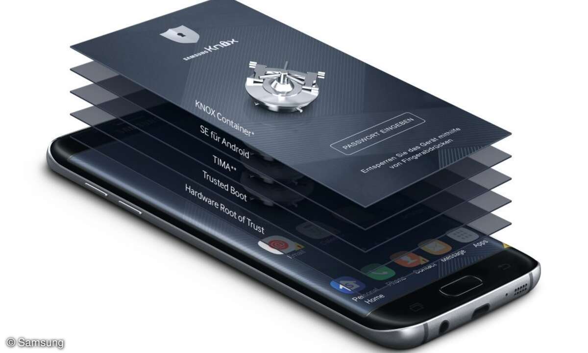 Mit Lösungen und Apps wie der Sicherheitslösung »Knox« baut Samsung das B2B-Geschäft aus