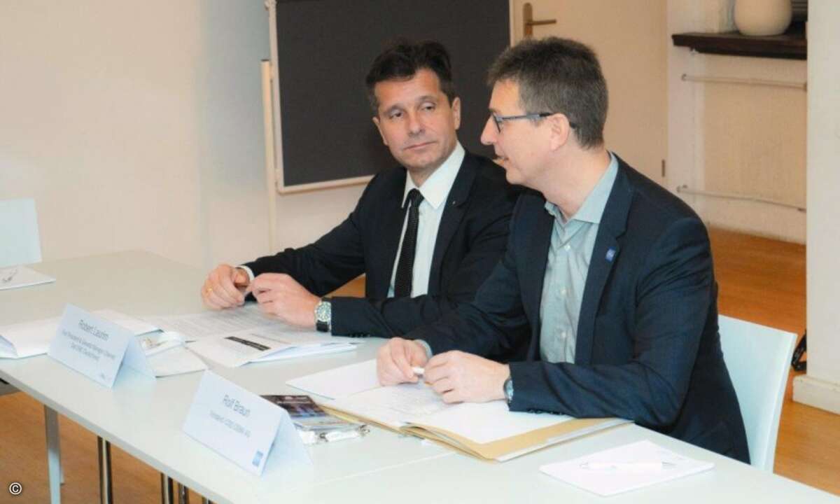 …Robert Laurim (Dell EMC) und Rolf Braun (Cema)