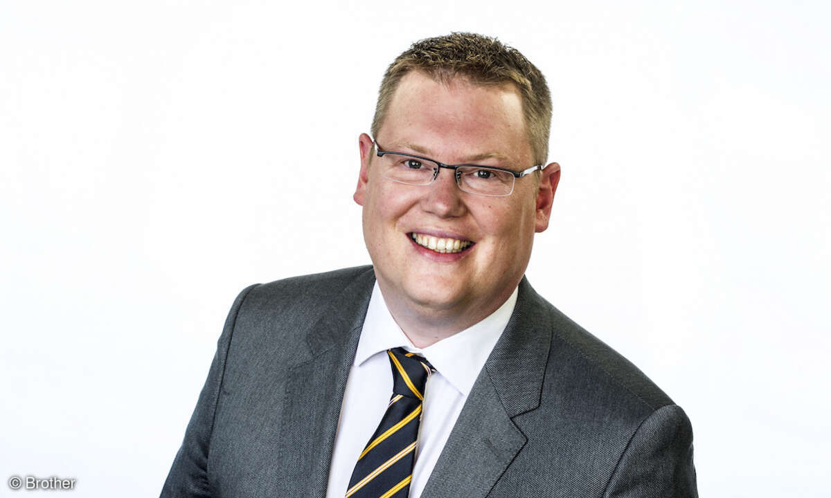 Brother-Vertriebsleiter Matthias Schach