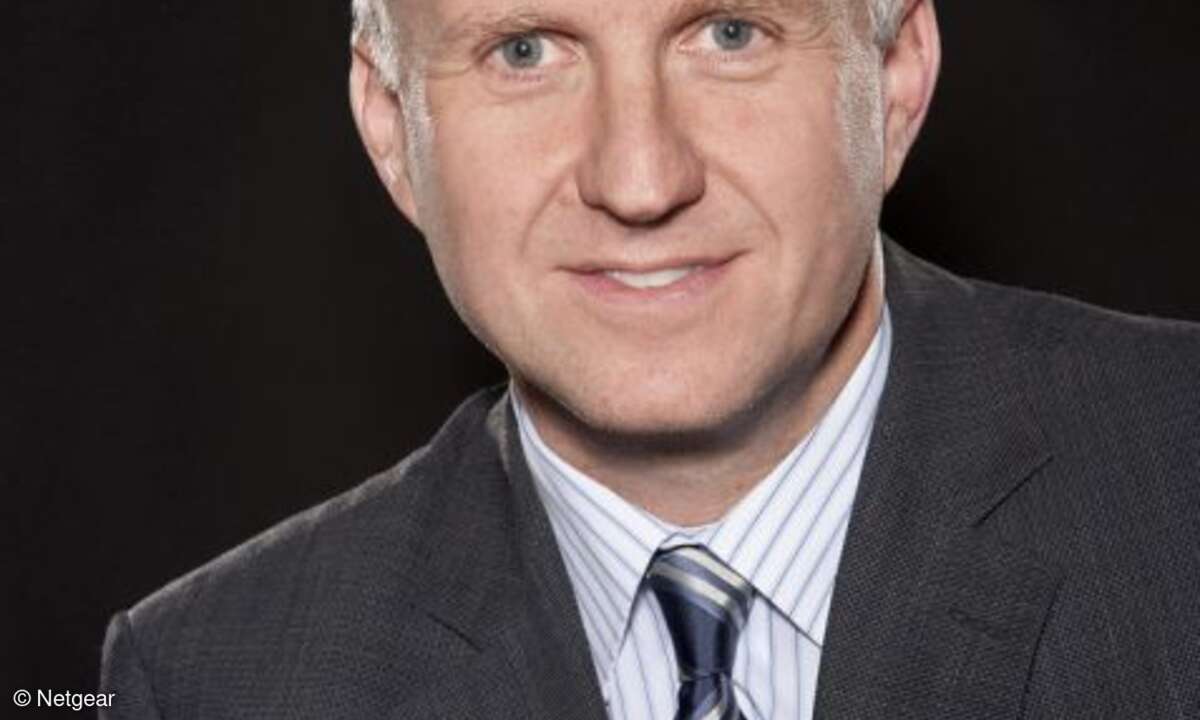 Jörg Lösche, Geschäftsführer von Netgear Deutschland