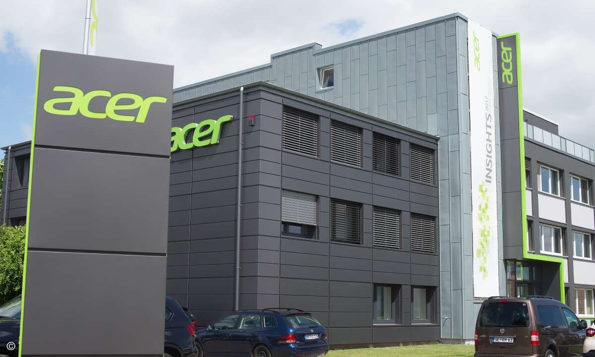 Acers Firmenzentrale vor den Toren von Hamburg