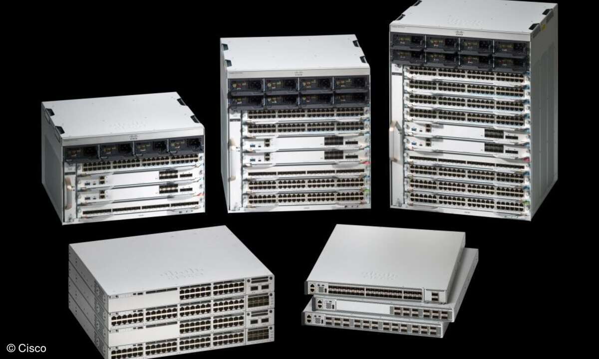 Hardware-Grundlage von Ciscos neuem Netzwerk sind die Switches der »Catalyst 9000«-Serie