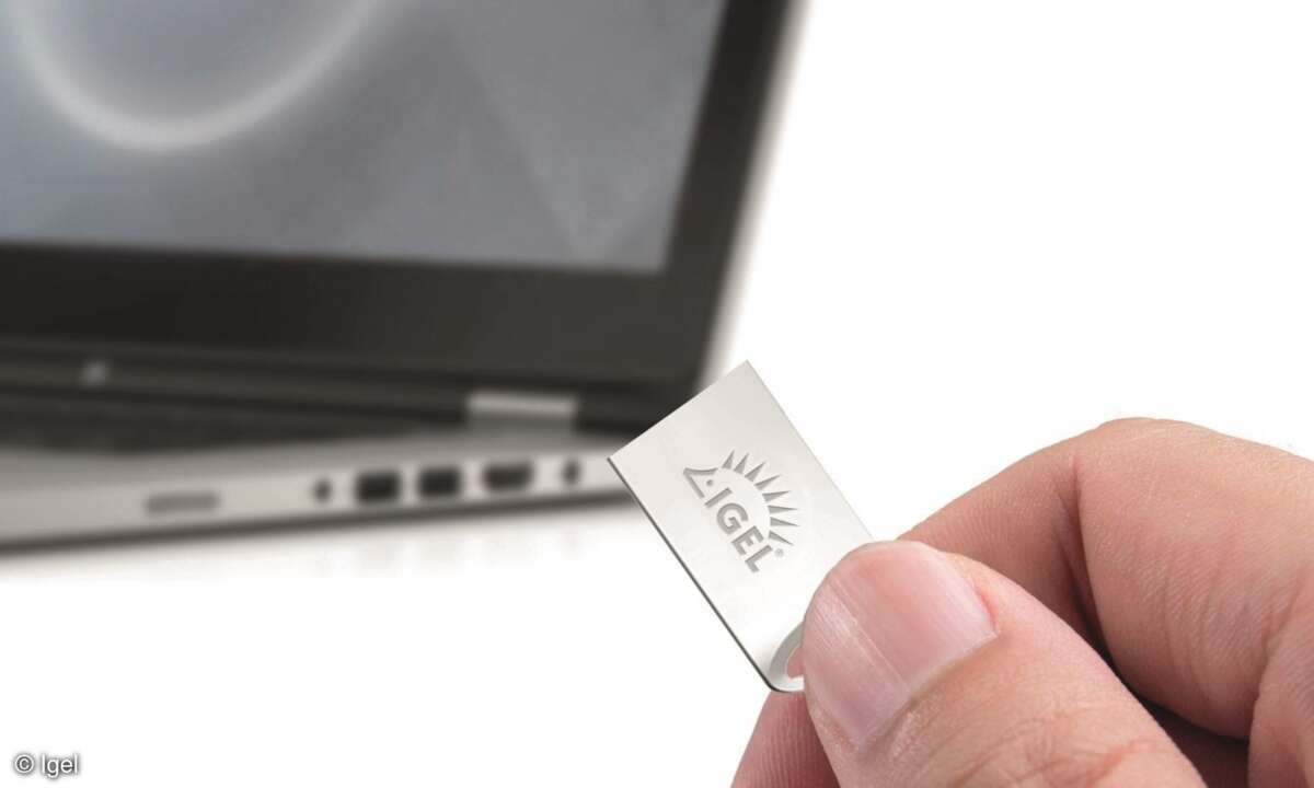 Mit Igels »UD Pocket« lässt sich fast jeder beliebige Rechner als Cloud-Desktop einsetzen