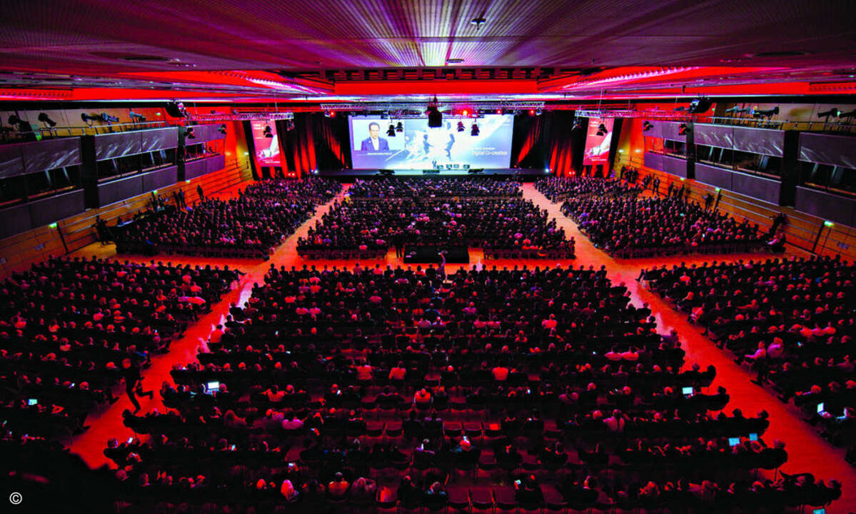 Riesenandrang auf dem Fujitsu Forum