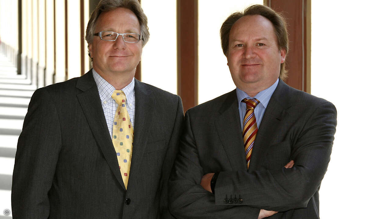 Die U-S-C-Geschäftsführer Peter Reiner und Walter Lang wollen ihren Kunden den Kauf gebrauchter Software mit dem Prüfsiegel vereinfachen