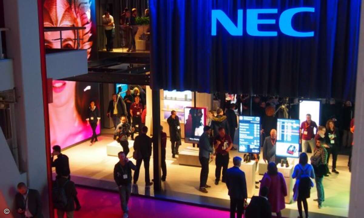 NEC-Messestand (Foto: CRN)