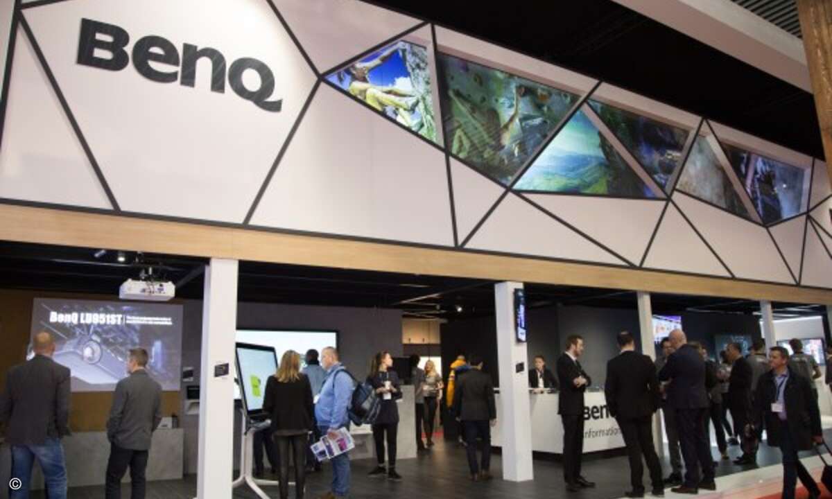 Messestand von Benq (Foto: Benq)