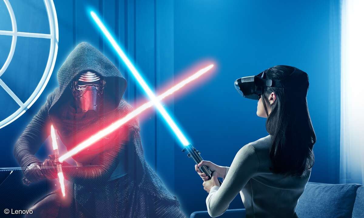 Im Weihnachtsgeschäft brachte Lenovo das AR-Spieleset »Star Wars: Jedi Challenges« auf den Markt