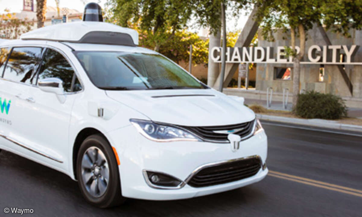 Die Google-Tochter Waymo ist mit Vans von Fiat Chrysler unterwegs