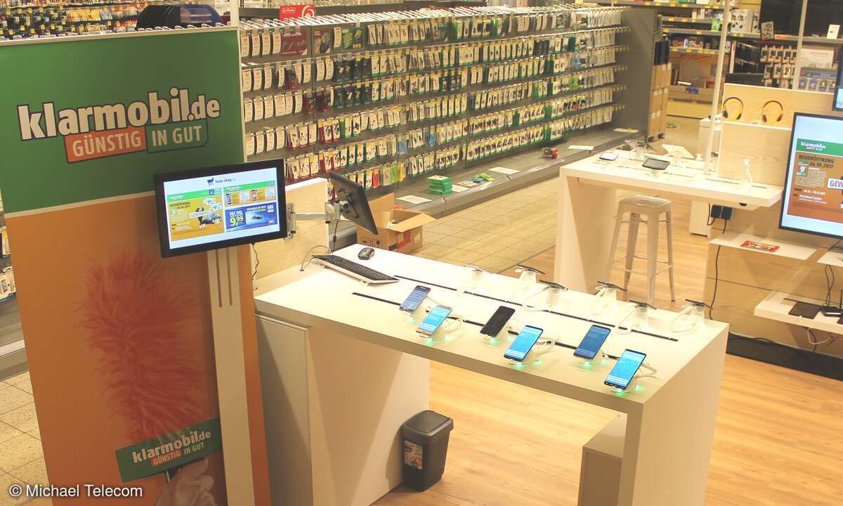 Marktkauf-Center in Prenzlau: Hier betreibt ein TK-Fachhändler seit Oktober 2017 einen Shop-in-Shop, den Michael Telecom mit der Edeka-Tochter konzipiert hat