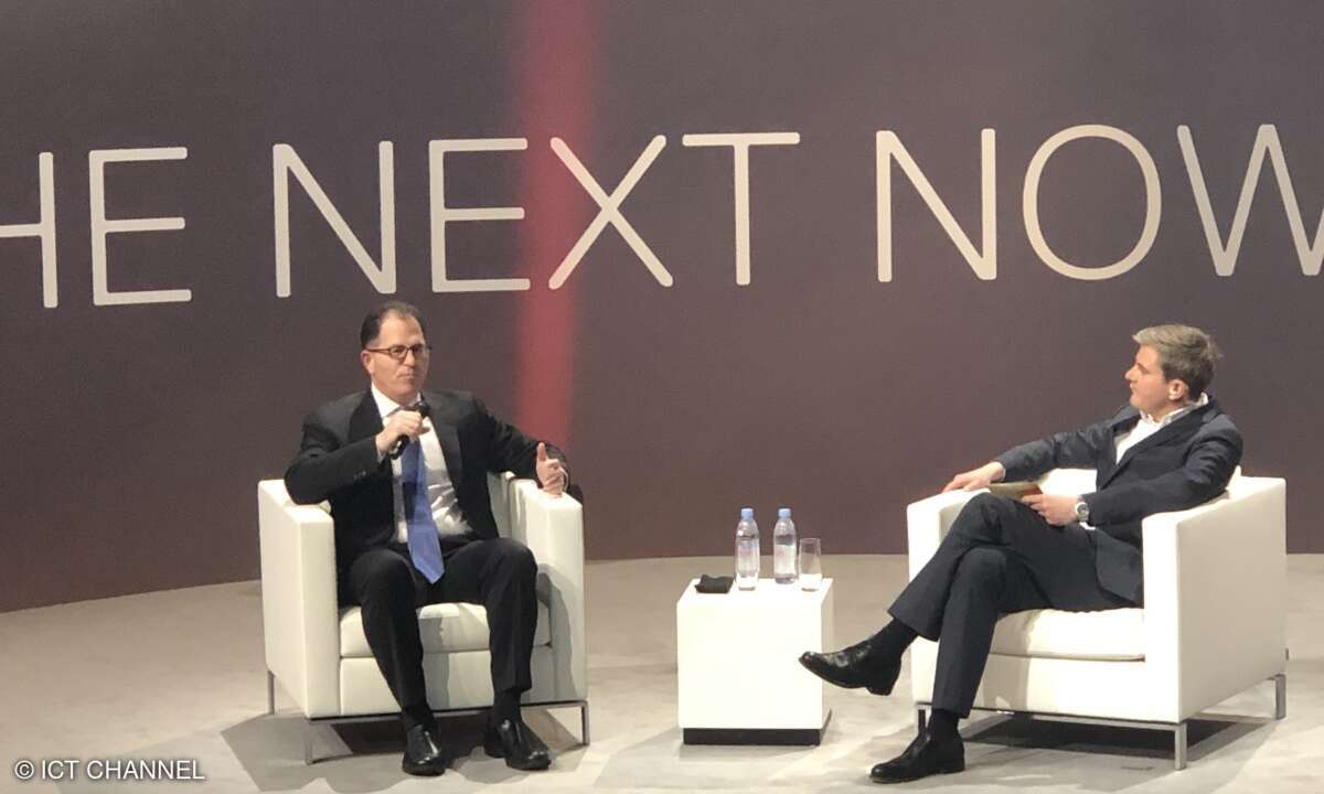 Kam als Überraschungsgast: Dell-EMCs Konzernchef Michael Dell
