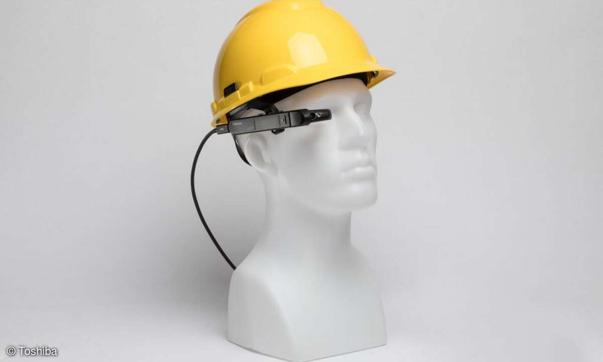 Mit der smarten Datenbrille lassen sich nicht nur Dokumente austauschen, sondern auch Bilder oder Live-Videos übertragen, um Probleme sofort vor Ort zu lösen