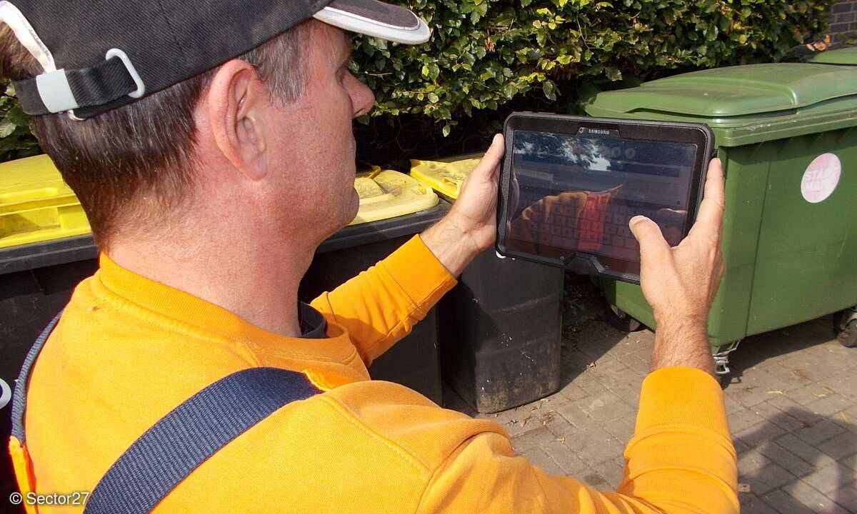 Vorher-Nachher-Fotos werden automatisch im System hinterlegt