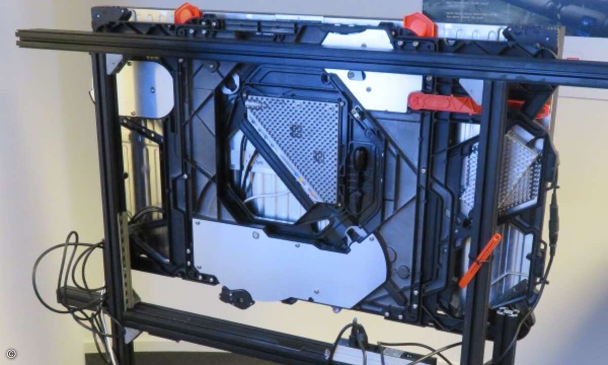 Montagesystem für UniSee-Videowall (Foto: CRN)