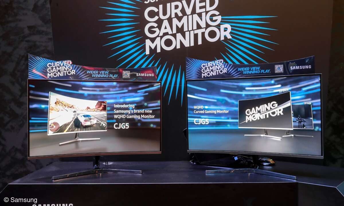 Neu im Samsung-Gaming-Portfolio: das Einsteigermodell »CJG50«