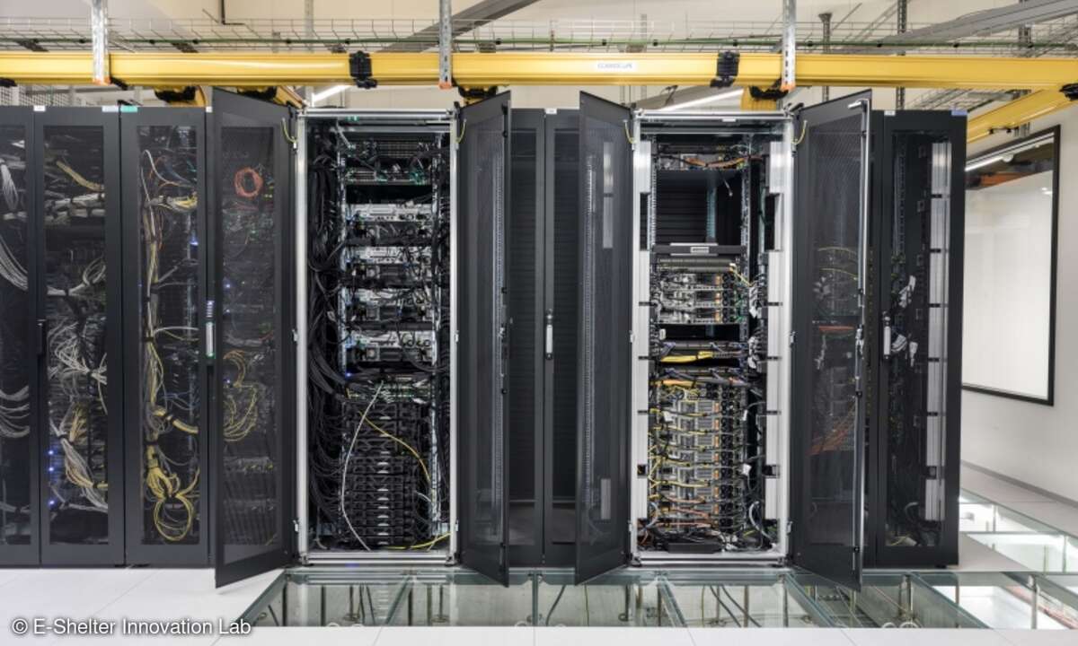Innovation Lab von E-Shelter in Frankfurt, in dem ein PoC mit dem »Mission Peak«-Speicherserver aufgesetzt wurde