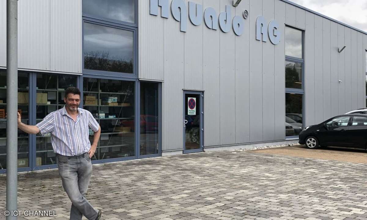 Fertigung in Deutschland: Rund 1.000 PCs bauen Aquado-Vorstand Volker Rühlicke und sein Team im Monat