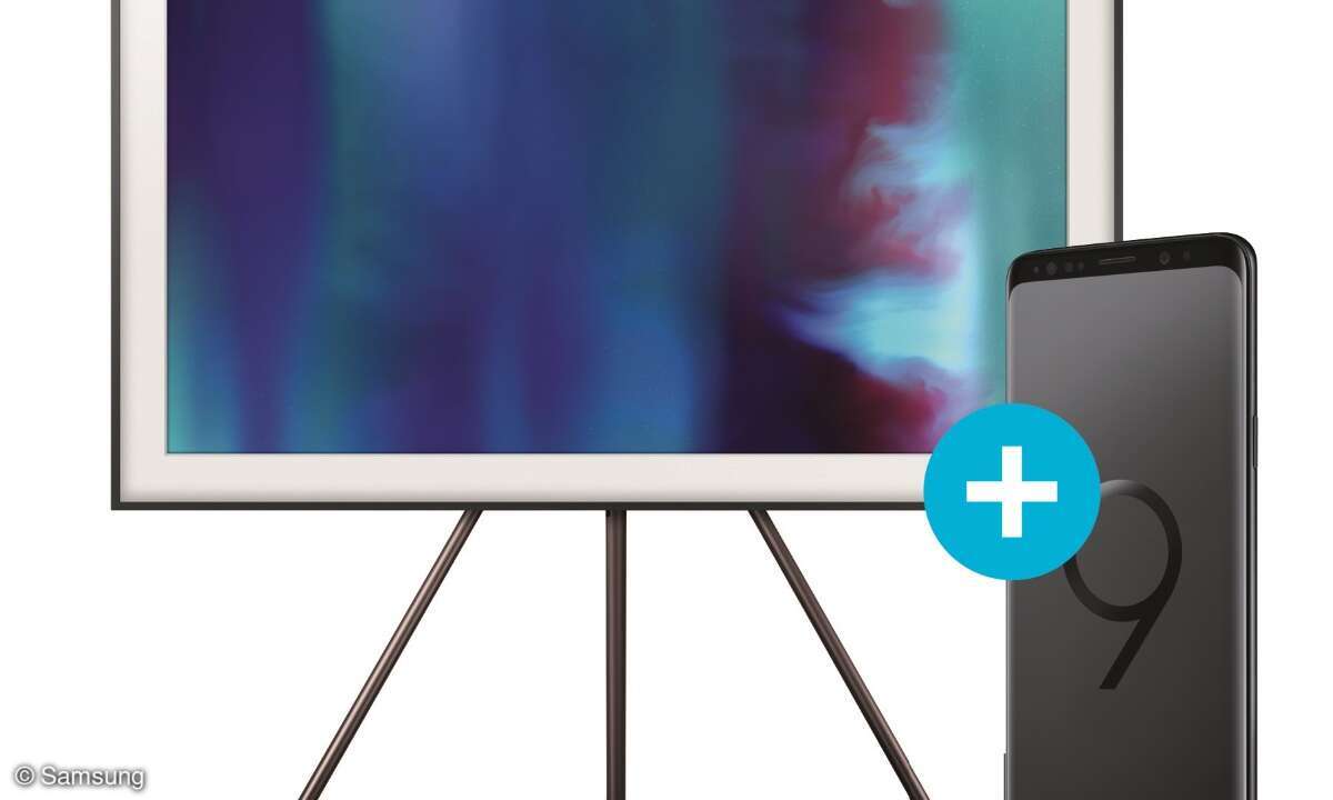 Beim Kauf eines »The Frame 2018« in 55 Zoll gibt Samsung ein »Galaxy S8« gratis dazu