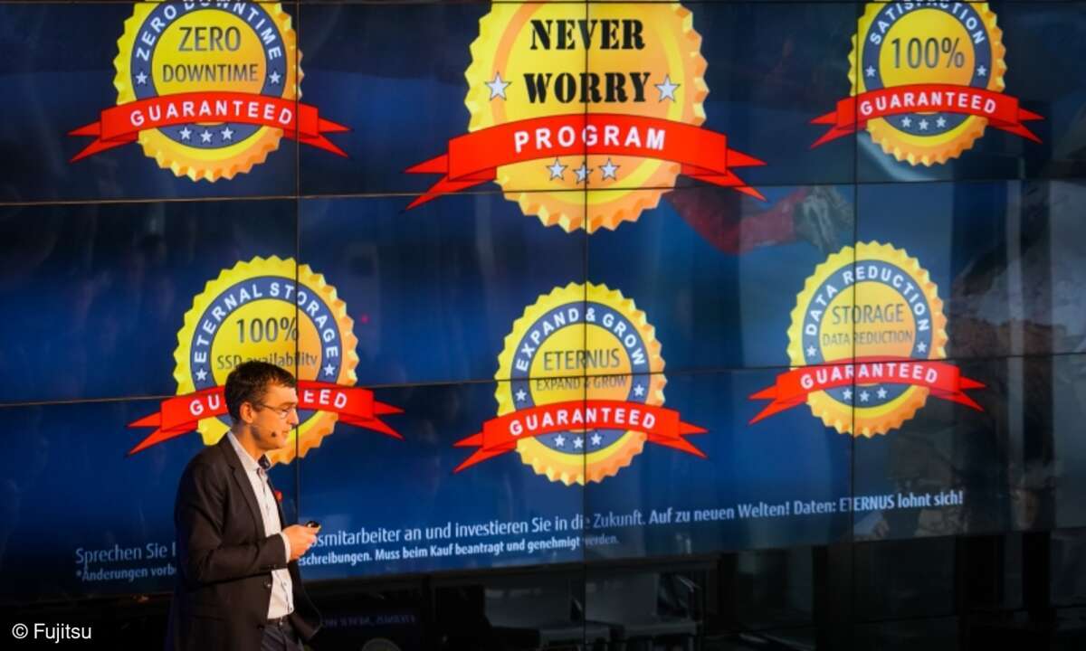 Mit dem neuen »Eternus Never Worry«-Programm bietet Fujitsu verschiedene Garantien für seine Speichersysteme - und erlaubt auch eine Rückgabe