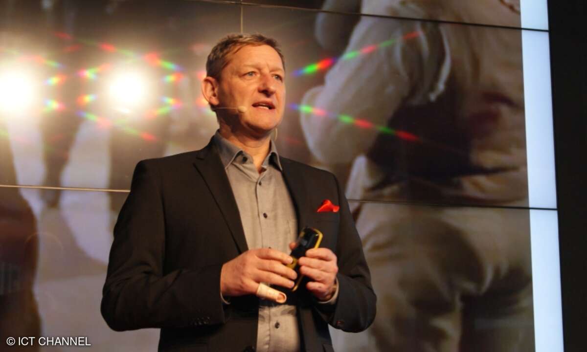 René Hübel, Senior Product Marketing Manager bei Fujitsu, riet auf den Storage Days, den in Backups und Archiven schlummernden »Goldschatz« zu heben