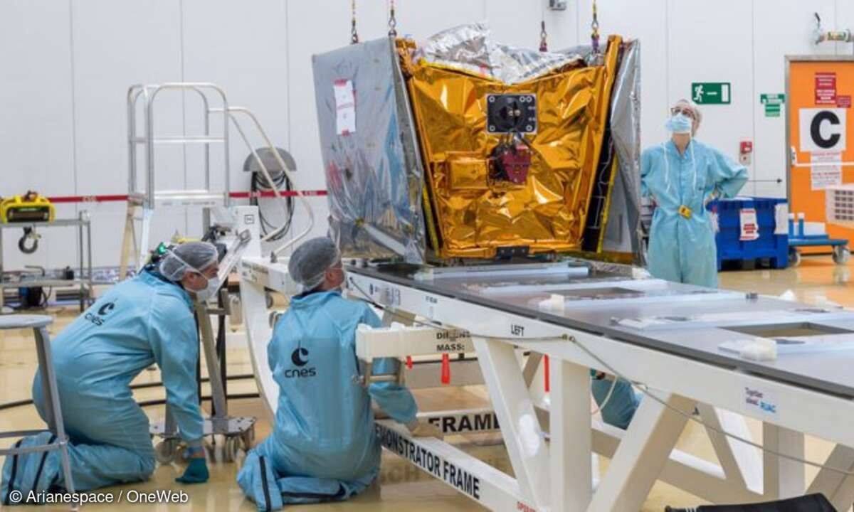 Die OneWeb-Satelliten sind bereit für den Start