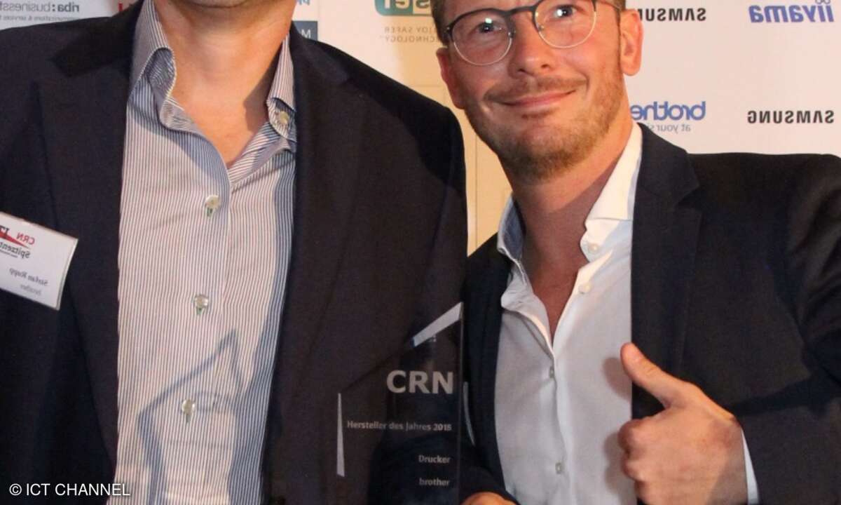 Stefan Rupp und Sacha Bick (rechts) von Brother