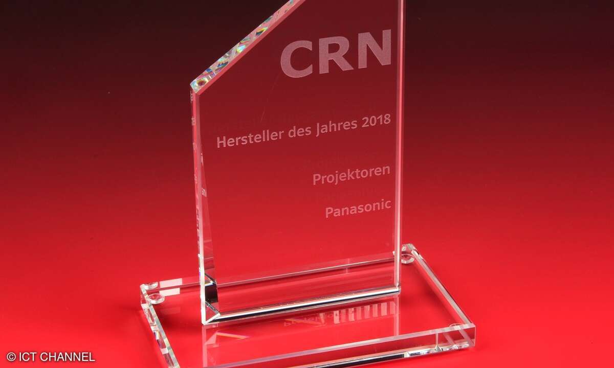 »Breiteste Projektoren-Produktpalette auf dem Markt«, das honorieren CRN-Leser mit der Note 1,92 für Panasonic.