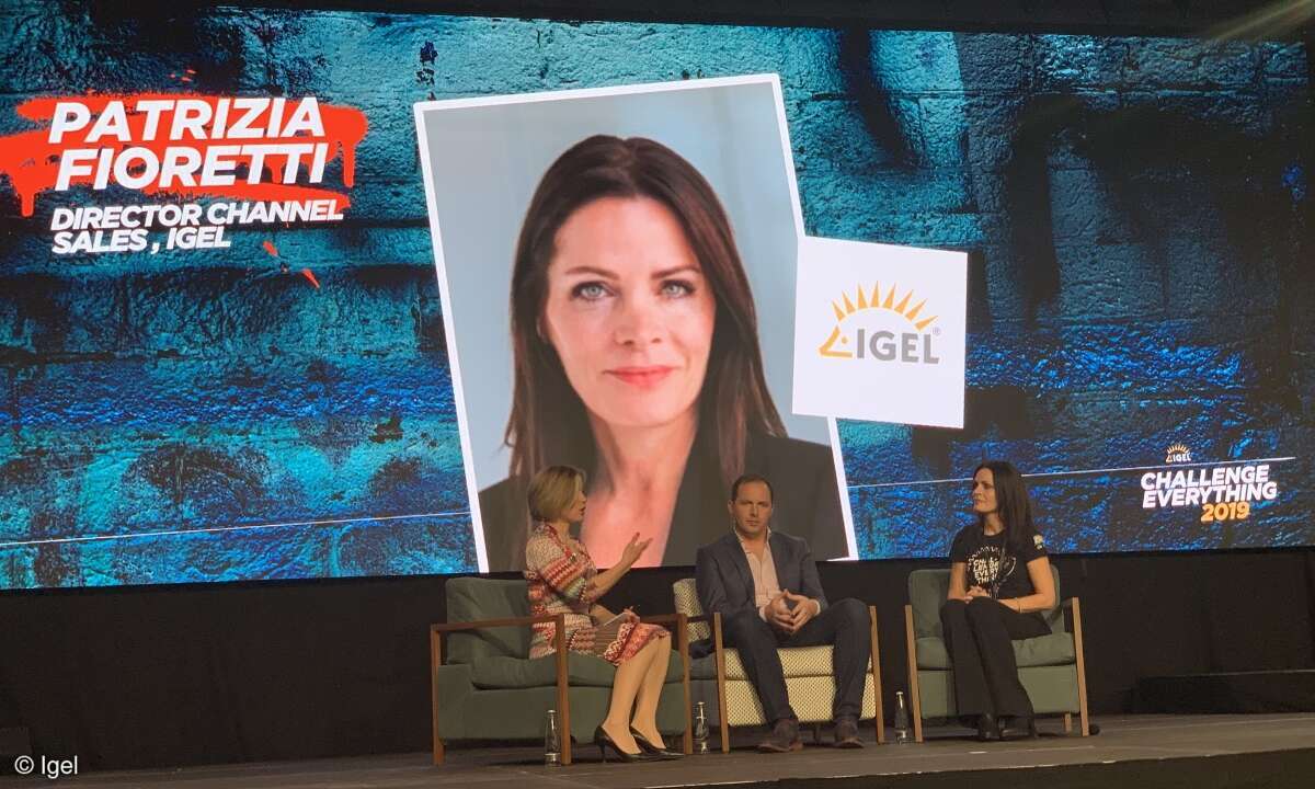 Patrizia Fioretti, Channel Sales Director bei Igel Deutschland, erläutert das neue Lizenzmodell