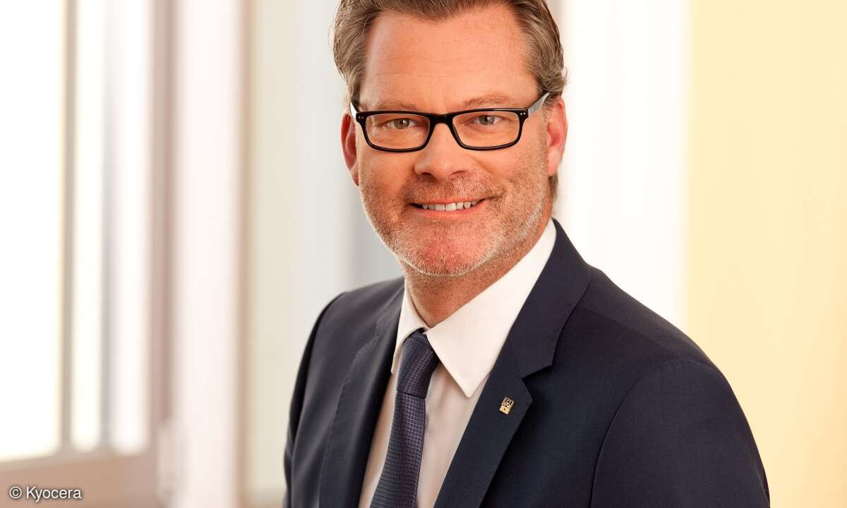 Kyoceras Vertriebsdirektor Stephen Schienbein