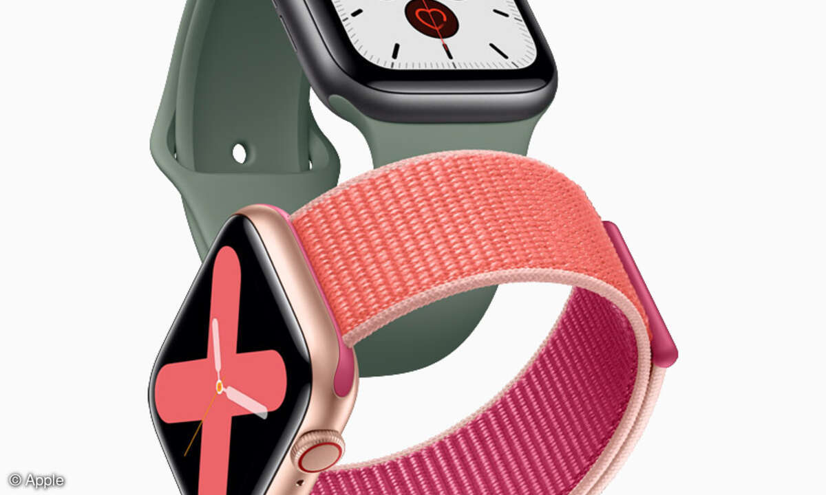 Bei der neuen Generation der Computer-Uhr Apple Watch bleibt der Bildschirm erstmals die ganze Zeit an. Bisher sprang er erst an, wenn der Bewegungssensor erkannte, dass der Arm hochgehoben wird.