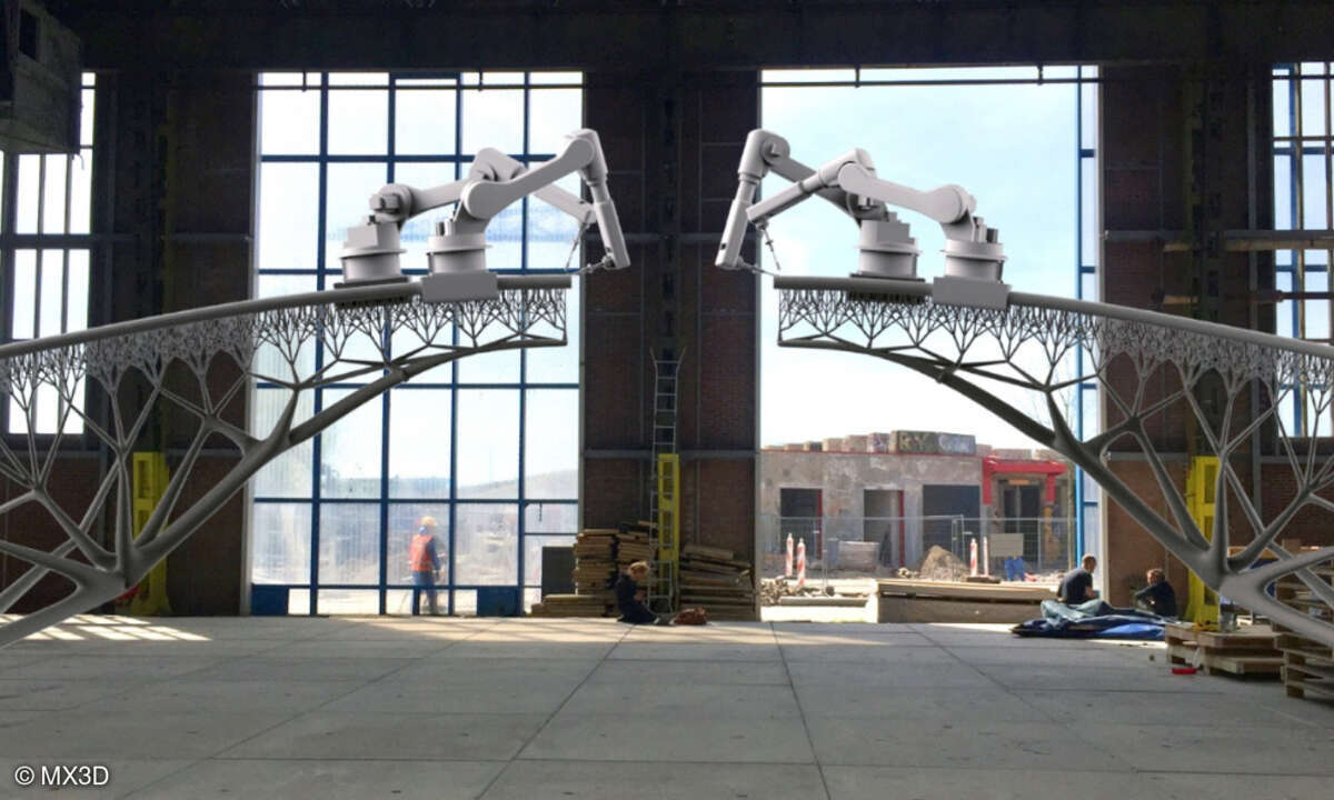 MX3D ist bekannt für die Entwicklung der ersten 3D-bedruckten Stahlbrücke. Die dafür benötigte notwendigen Rechenleistung  stellen Workstations von Lenovo bereit.