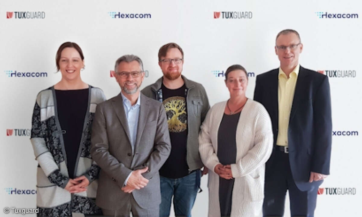 Flerlage, Hanreich, Ubben, Gaidies und Strößner von Hexcom und Tuxguard
