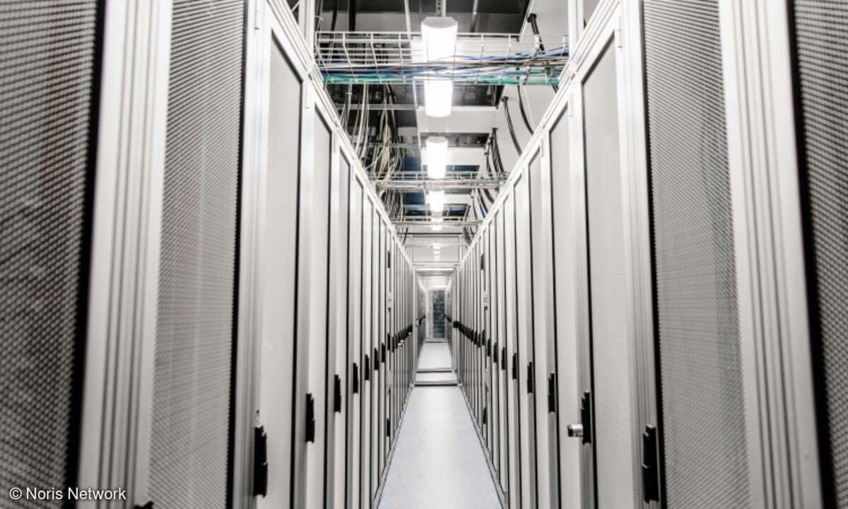 Blick ins Rechenzentrum von Noris Network