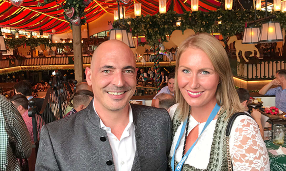 Nuvias auf der Wiesn