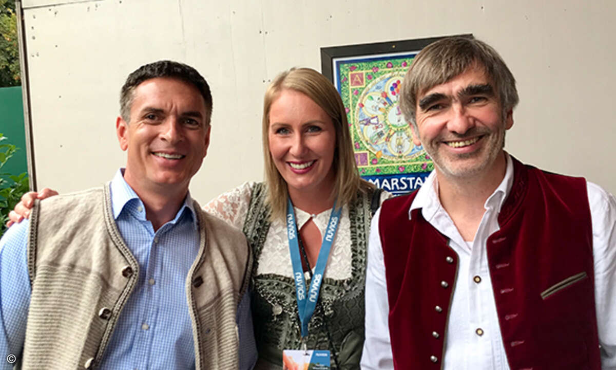 Nuvias auf der Wiesn