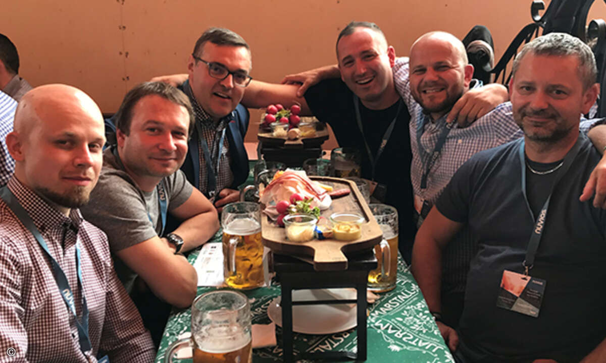 Nuvias auf der Wiesn