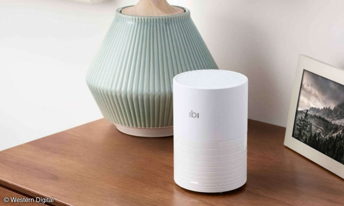 Schicker Foto-Speicher fürs Heimnetzwerk: »ibi« von Western Digital